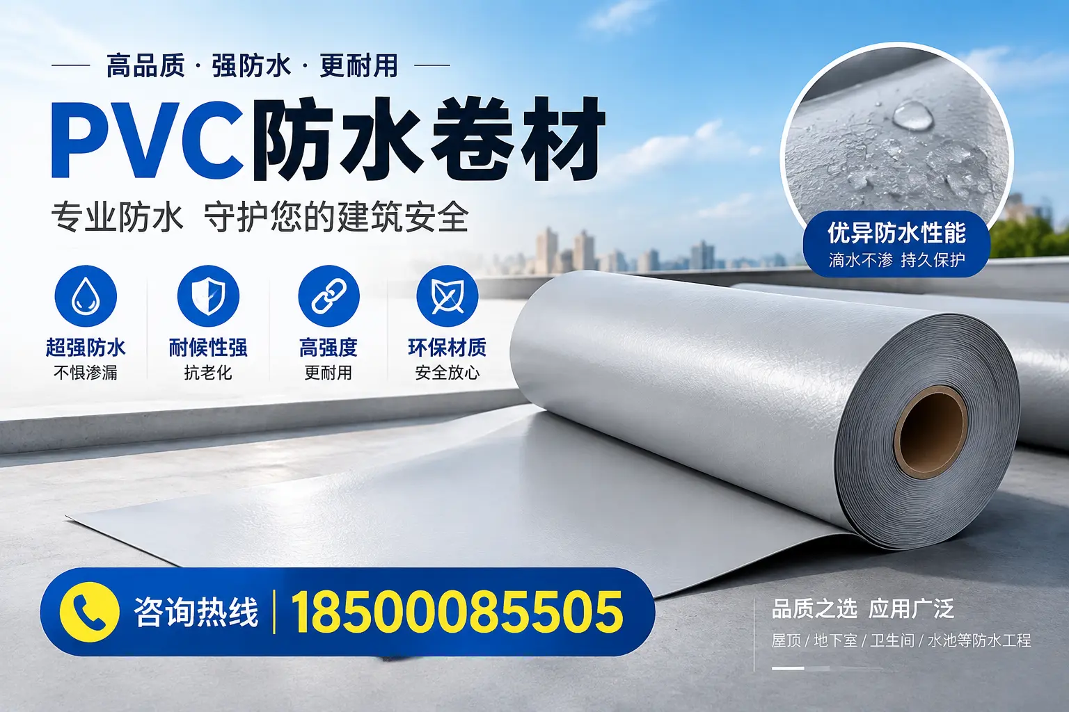 北屯地区pvc防水卷材的市场现状与发展趋势