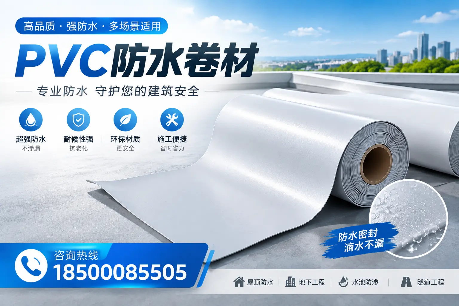 PVC防水卷材的市场竞争分析，北屯品牌选择参考