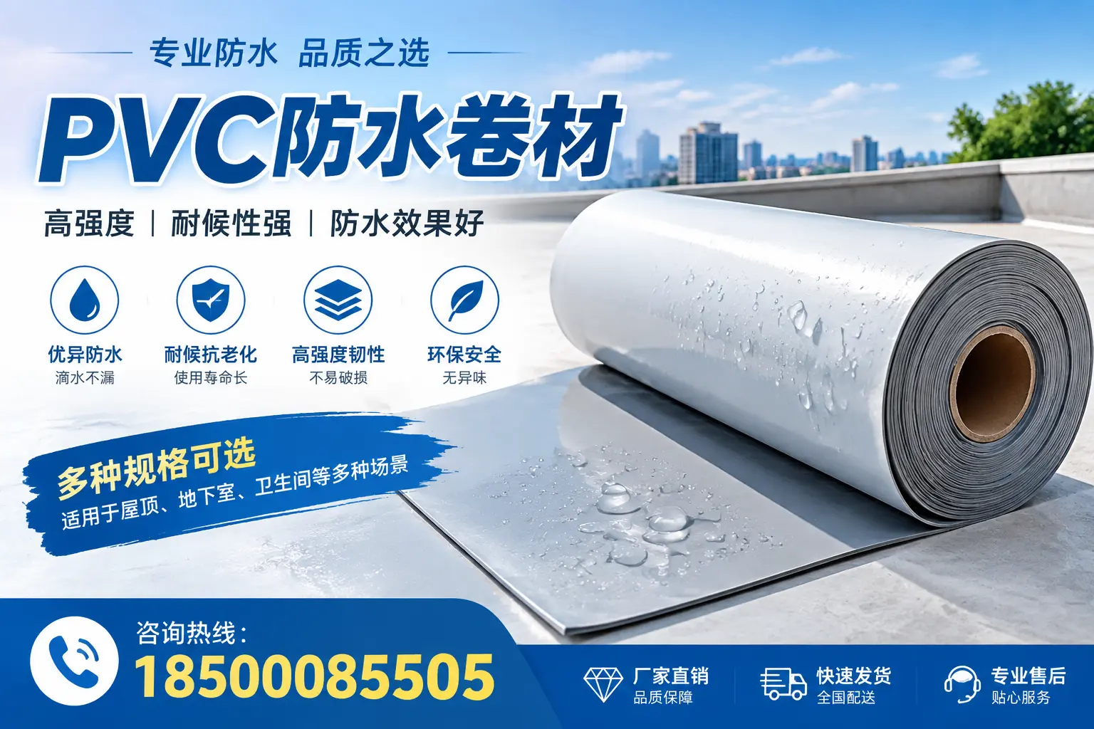选用PVC防水卷材时需要避开的常见误区，特别是在北屯