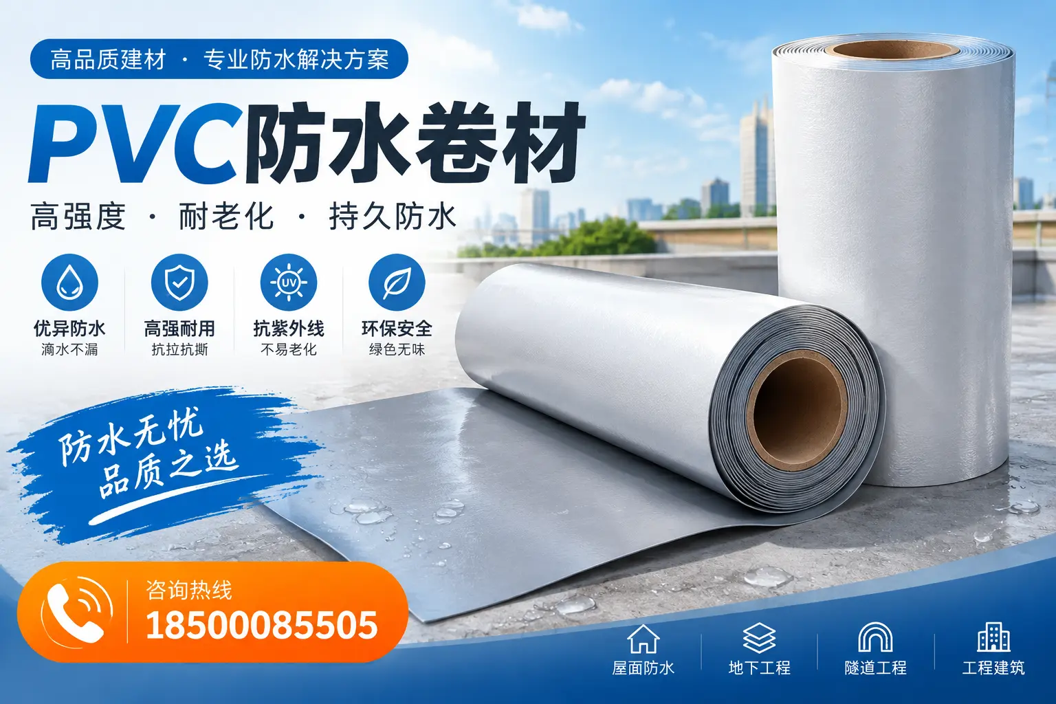 PVC防水卷材的使用寿命与维护周期，适合北屯业主参考